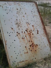 sheet metal shot up with 9mm and 223.jpg