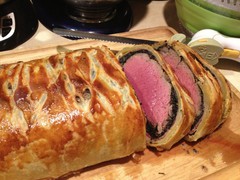 Beef wellington nice rare inside.jpg