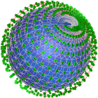 teledesic-discarded plan orbits.gif