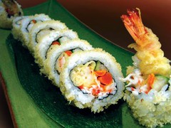 Shrimp tempura sushi rolls.jpg