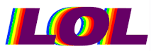 LOL in colors flashing gif.gif
