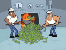 Money into fire ani gif.gif