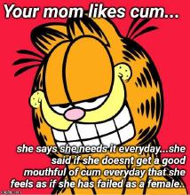 Bert your mom likes cum meme.jpg