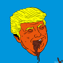 TRUMP MOUTH pours Feces_.gif