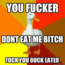 Duck dont eat me bitch.jpg