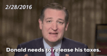 Trump needs to show his taxes Cruz.gif