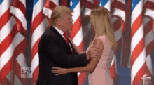 TRUMP COPS A FEEL OF IVANKA.gif