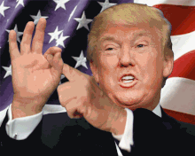 Trump demostrating what happens in .gif