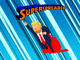 Trump Superspreader Covid no mask.gif