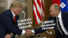 Trump Putin Criminal Trump Subverts.gif