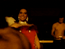 George Santos dressed as Georgina.gif