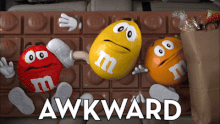 M & M awkward.gif