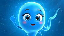 Sperm Happy cartoon view.jpg Sperm Happy cartoon view.jpg