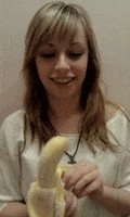 Oral Sex Practice with banana.gif